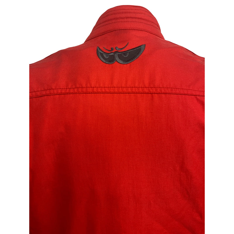 MotoGP Red Jacket With Zipper & Button Front Closure Unisex Large Polyester Bike Racing Style
