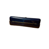 Vintage Lucite Structured Bag Navy Blue Classic Lucite Box Clutch Crossbody Shoulder Bag