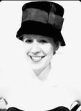 Black Top Hat Vintage Millinery