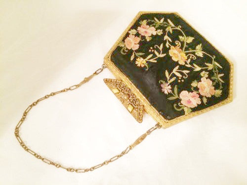 Victorian Revival Purse Floral Little Bag Vintage Accessories