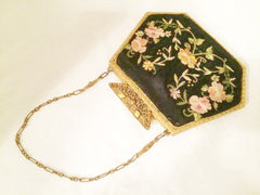 Victorian Revival Purse Floral Little Bag Vintage Accessories