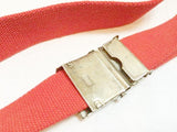 Sparkling Buckle Belt Adjustable Red Vintage Accessories