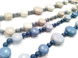 Barrel Clasp Beaded Necklace - A Glimpse into Vintage Glamour