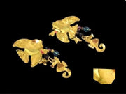 LATR Lunch at the Ritz Angel Fish Earrings Whimsical Jewelry