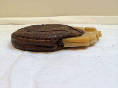 Genuine Snakeskin Leather Clutch Bag Vintage Accessories