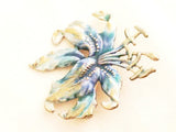 Floral Vintage Jewelry Tiger Lilly Flower Brooch Pin