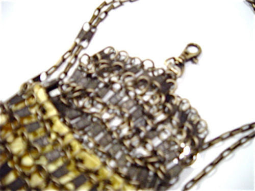 Neide Ambrosio Zipper Metal Chain Mail Bag Handcrafted in Brazil