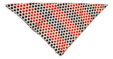 Red White Blue Polka Dots Triangle Scarf Vintage Accessories