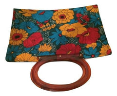 Floral Bold Tote Bag Retro Handbag Vintage Accessories