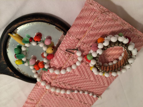 Set of 3 Fruit Salad Bracelet Earrings Necklace Parure Vintage Jewelry