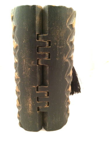 Timmy Woods of Beverly Hills Golden Blk Box Bag Crossbody Clutch Purse Handbag