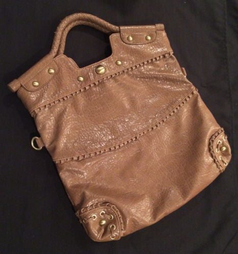 Naturalizer Tote Bag Brass Studded Handbag Sustainable Accessory