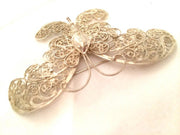 Figural Vintage Jewelry Whimsical Butterfly Bug Pin Brooch Sterling Silver