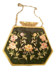 Victorian Revival Purse Floral Little Bag Vintage Accessories