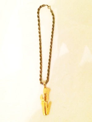 Western Cactus Pendant Necklace Vintage Necklace
