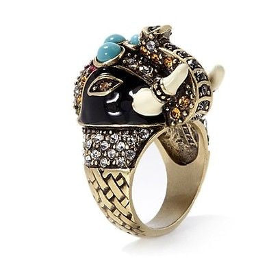 Heidi Daus Jewelry Queen of Siam Crystal Enamel Ring