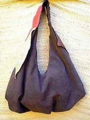 Suede Hobo Bag Tilapia Fish Skin Leather Handbag Slouch Bohemian Large Handbag Ethnic new handmade