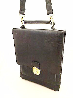 Pebble Grain Leather Shoulder Envelope Bag