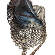 Neide Ambrósio for luxboheme Handmade Recycled Pop tabs messenger bag Sustainable