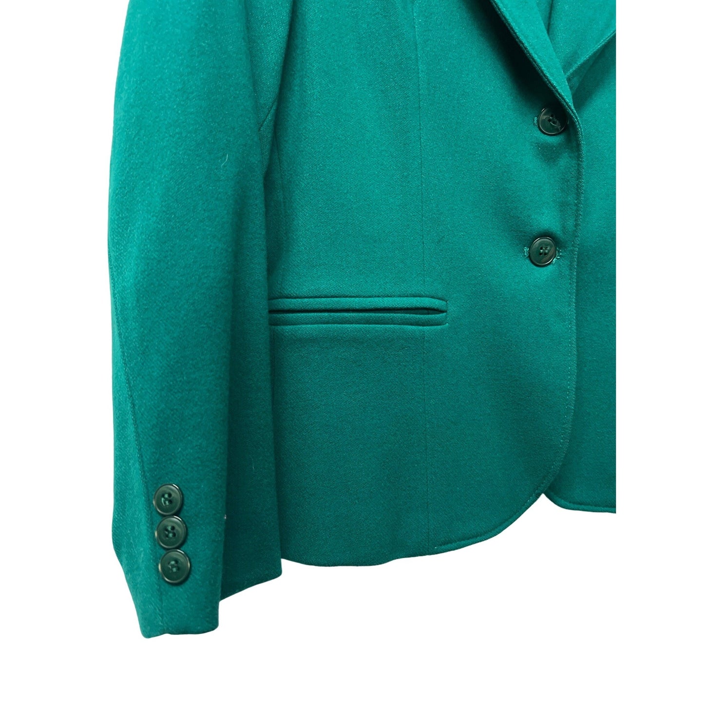 Vintage Andre Barreau New York Green Suit Two-piece Set Skirt Blazer Jacket