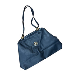 Vintage Capezio Handbag Navy Blue Purse Shoulder Bag