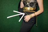 Golden Chain Metal Link Belt Vintage Accessories