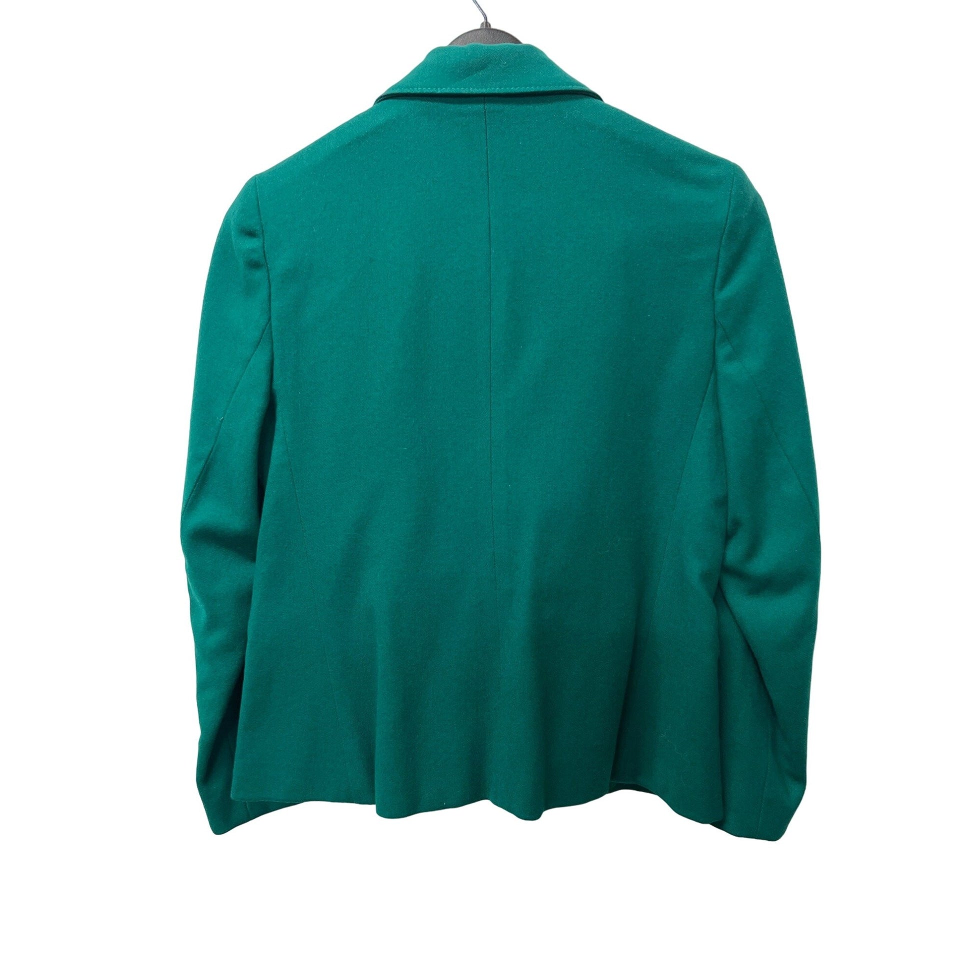 Vintage Andre Barreau New York Green Suit Two-piece Set Skirt Blazer Jacket