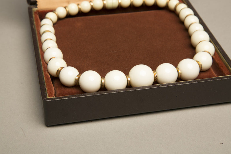 Yves Saint Laurent Retro Short Necklace YSL Vintage Jewelry