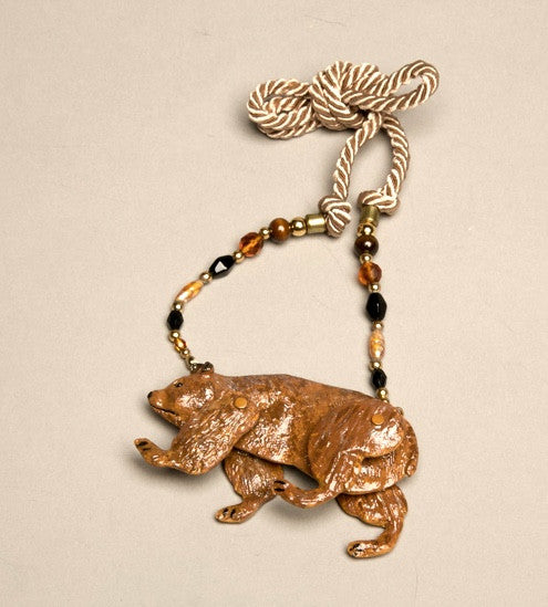 Dorian Designs Necklace Grizzly Bear Pendant