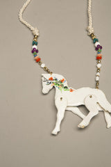 Dorian Designs Necklace Horse Pendant Vintage Jewelry
