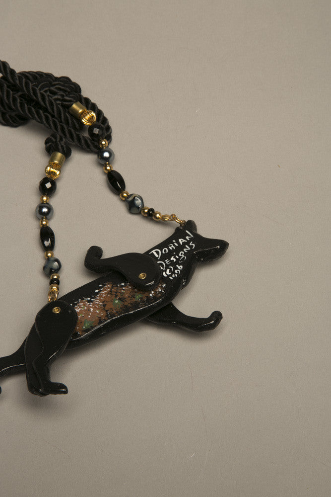 Dorian Designs Necklace Wolf Pendant