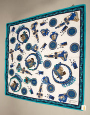 G. Guccini Designer Scarf Head Wrap Vintage Accessory