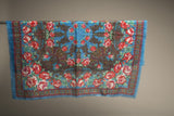 European Wrap Style Vintage Floral Scarf Made in Japan