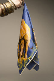 Wild Animal Print Scarf Vintage Accessories