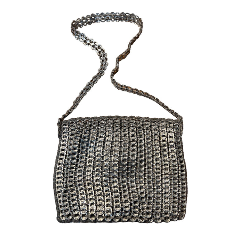 Neide Ambrósio for luxboheme Handmade Recycled Pop tabs messenger bag Sustainable
