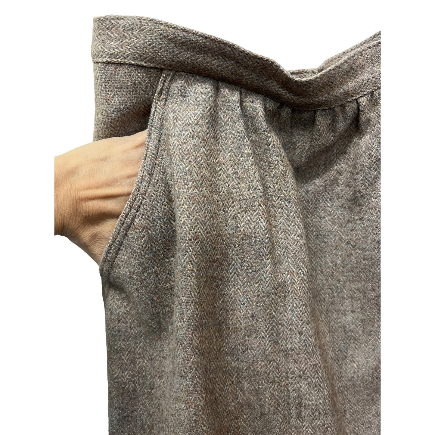 Vintage Bayberry Two-piece set Wool Skirt Jacket Suit Wool