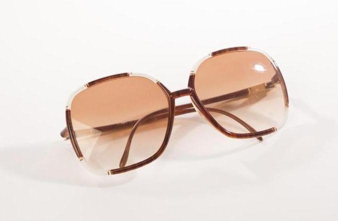 Large Vintage Sunglasses 70s Eyewear Made in France Retro Shades
