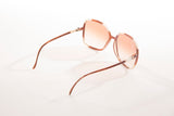 Large Vintage Sunglasses 70s Eyewear Made in France Retro Shades