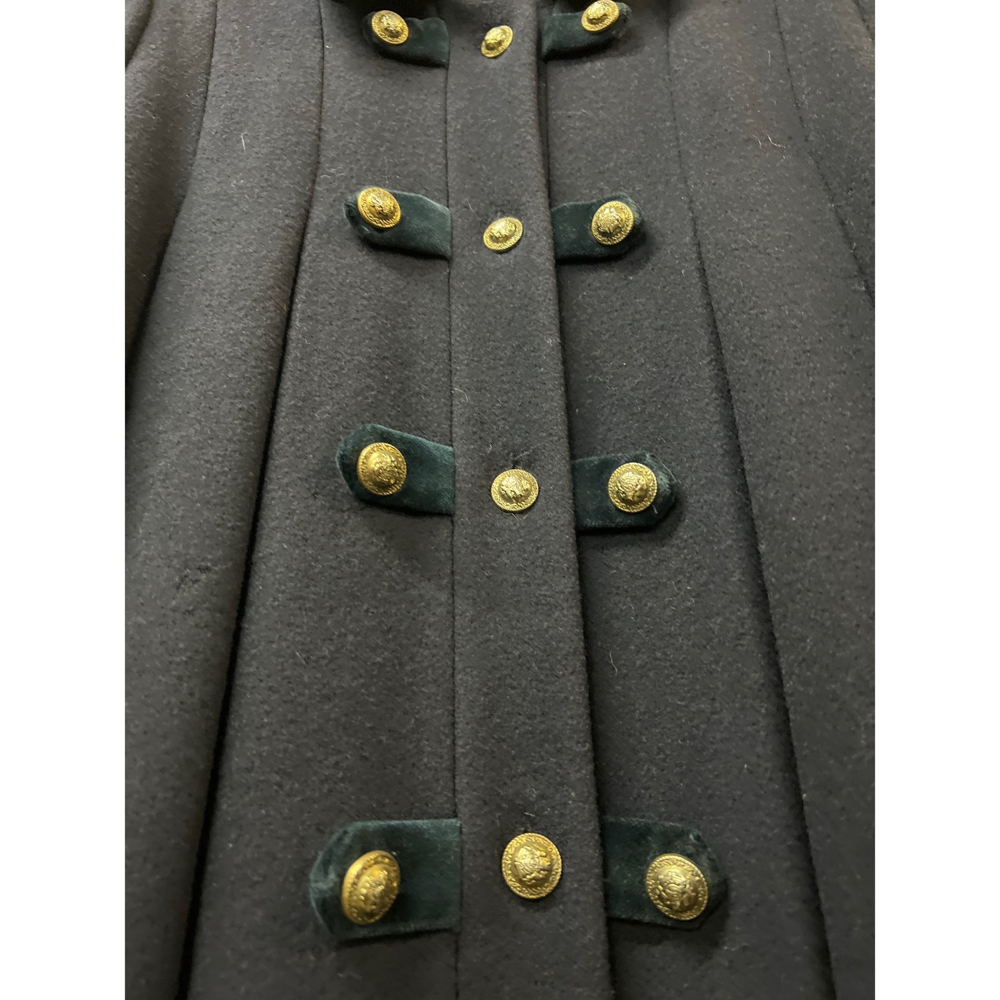 Vintage Girls Military Coat Tailored by Rothschild