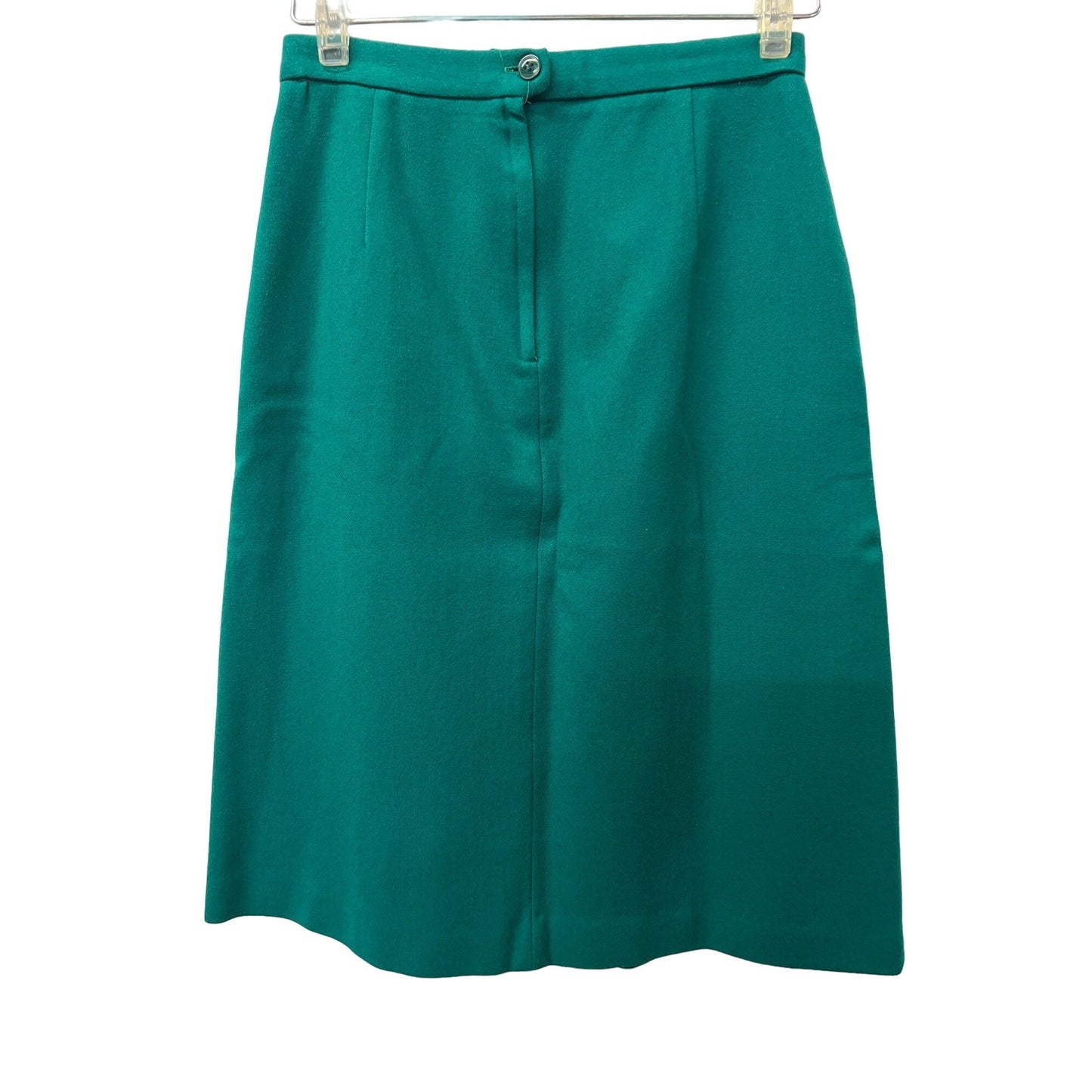 Vintage Andre Barreau New York Green Suit Two-piece Set Skirt Blazer Jacket