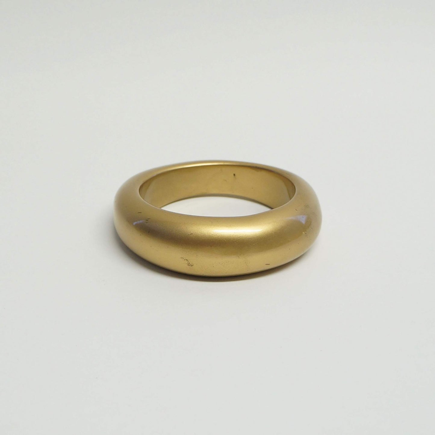 Golden Bangle Set of 2 Bracelets Vintage Jewelry