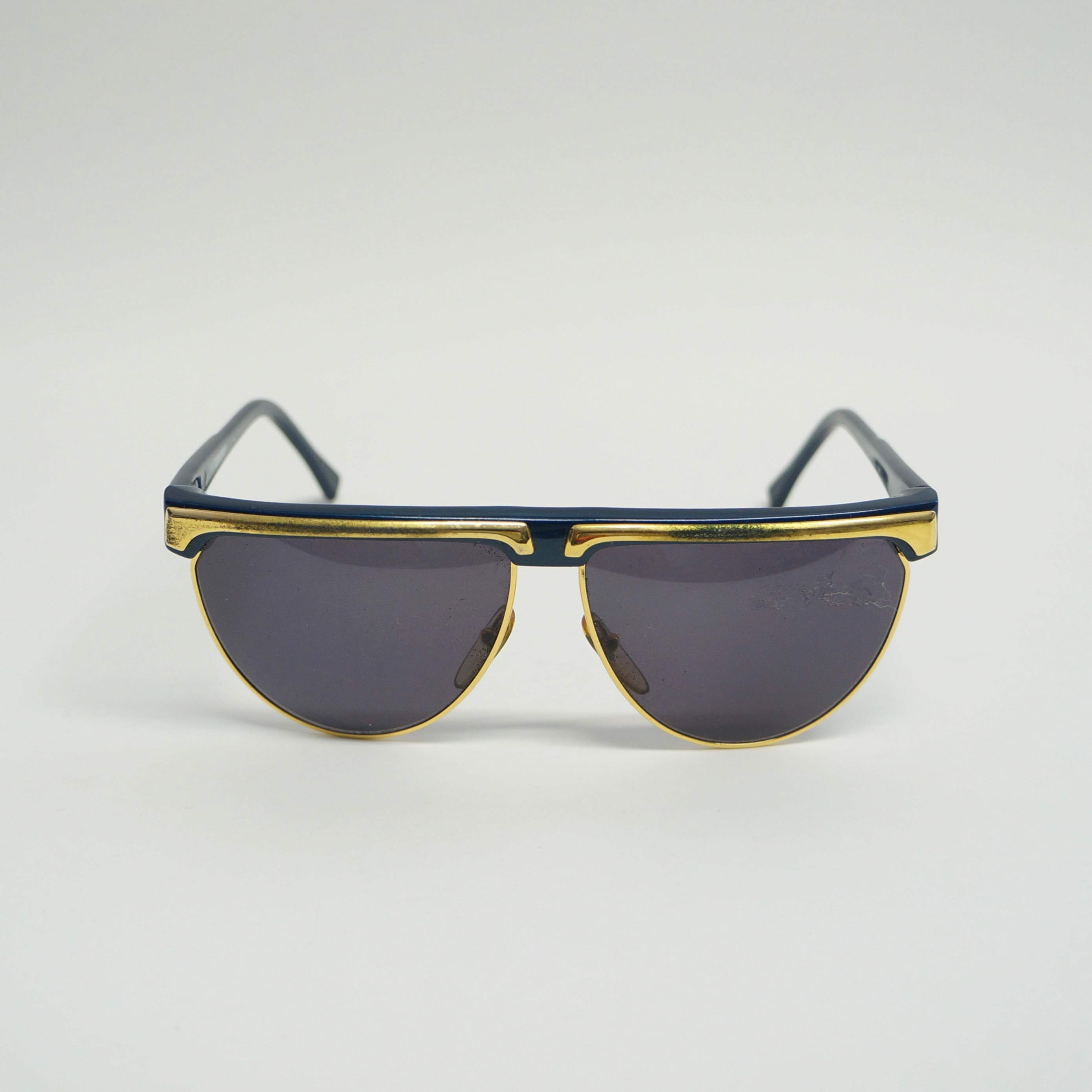 Missoni Blue Sunglasses Vintage Eyewear Accessory