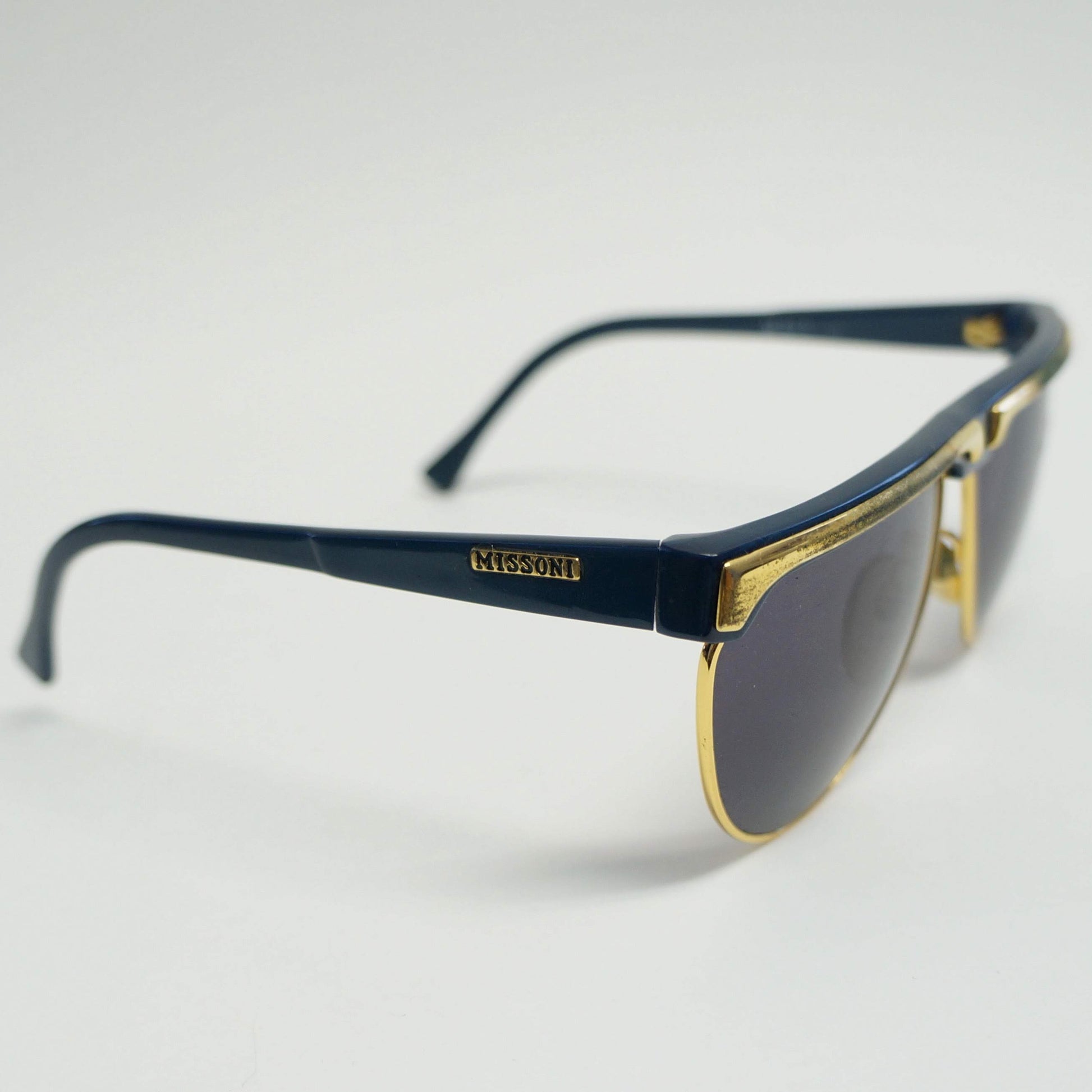 Missoni Blue Sunglasses Vintage Eyewear Accessory