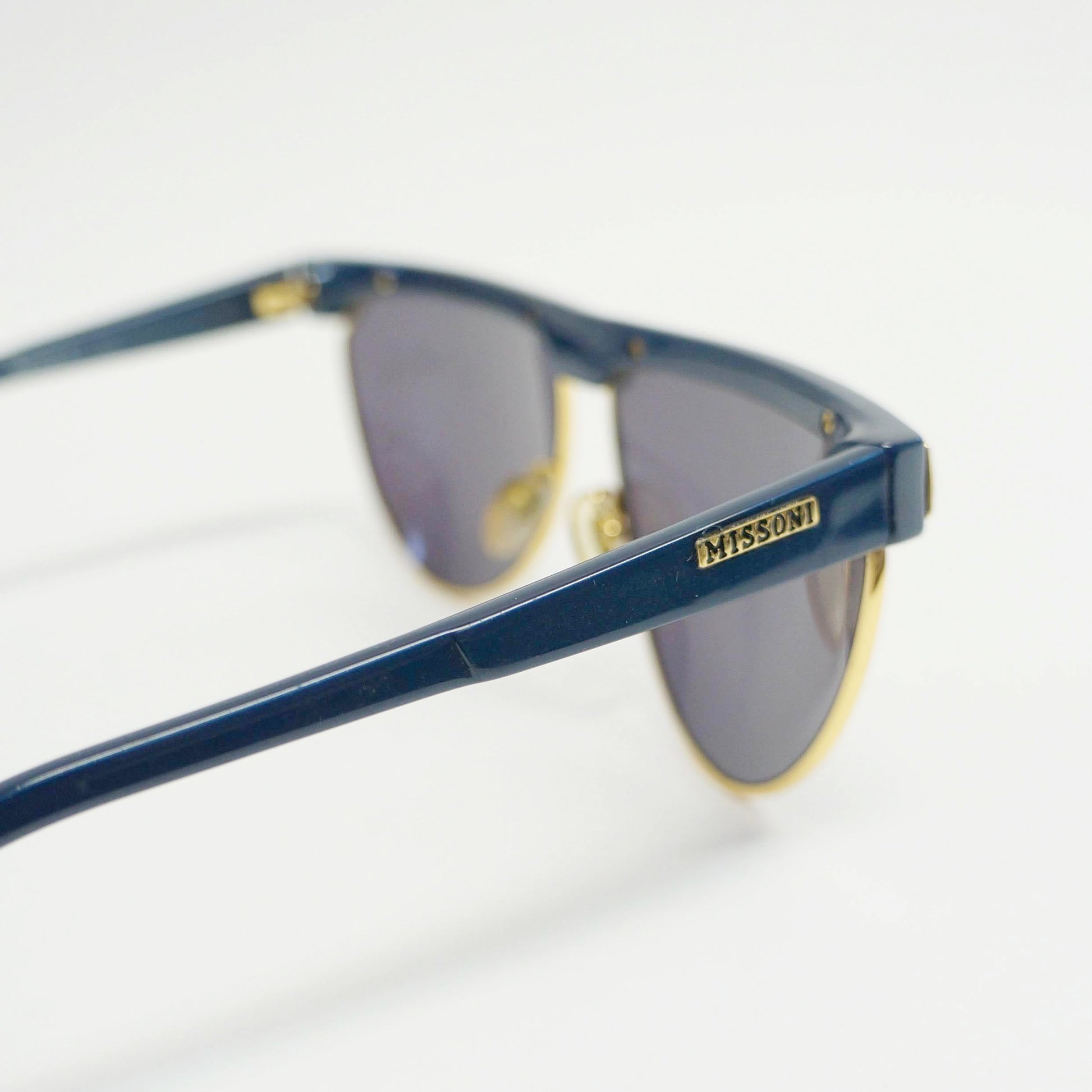 Missoni Blue Sunglasses Vintage Eyewear Accessory