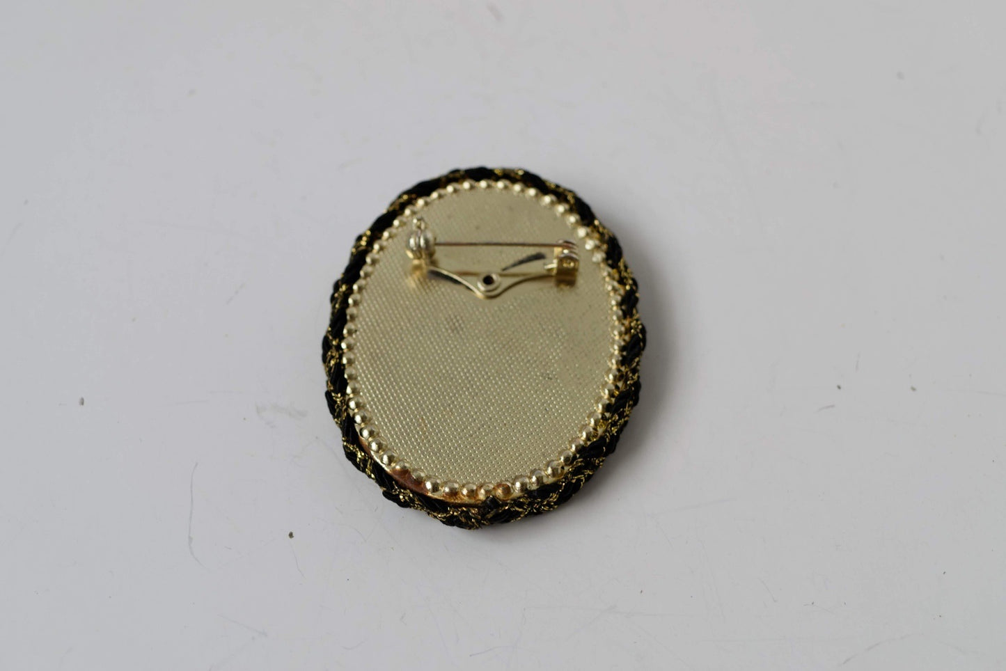 Cameo Pin Brooch Authentic Vintage Jewelry