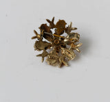 Coro Pearls Floral Pin Brooch Vintage Jewelry