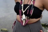 Handmade Beaded Long Necklace Ethnic Vintage Jewelry