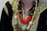 Ethnic Handmade Vintage Jewelry Wooden Beads Necklace Animal Figural