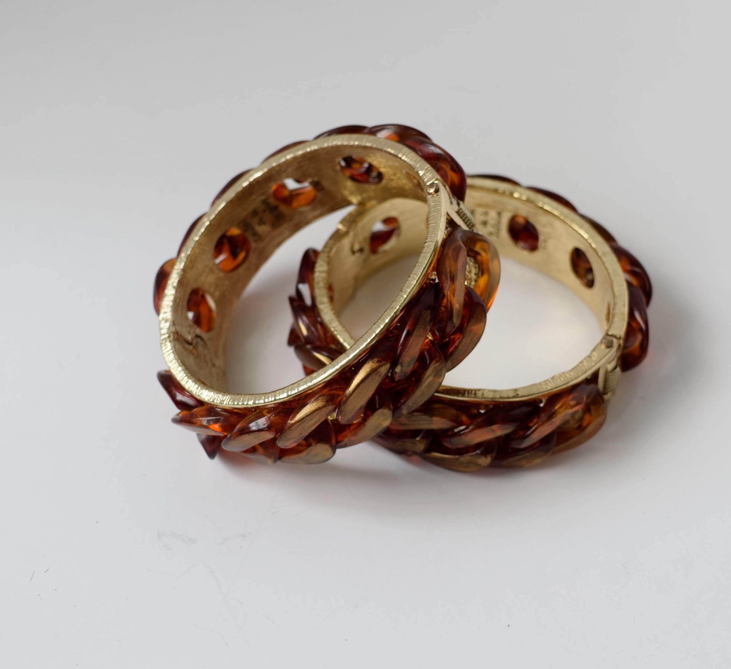 Lou Lou De La Falaise Chain Bangle Bracelet Vintage Jewelry