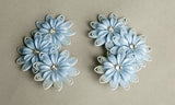 Flower Child Fabulous Clip on Earrings Vintage Plastic Jewelry